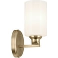 thumbnail image 6 of Kichler 55224NI Gioe 10" Tall Bathroom Sconce - Nickel, 6 of 7