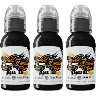 World Famous Tattoo Ink - White House Tattoo Ink - Professional Tattoo Ink  & Tattoo Supplies - Skin-Safe Permanent Tattooing in Bold Shades - Vegan &  Non-Toxic (1 oz) 