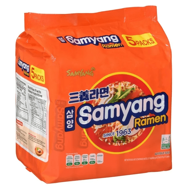 Samyang Original Ramen, 120g x 5