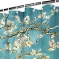thumbnail image 3 of Waterproof Beautiful Colorful Floral Shower Curtain 72x72 Inch Boho Style Polyester Unique Shower Curtain for Bathroom Hotel Home Decor with 12 Plastic Hooks, 3 of 5