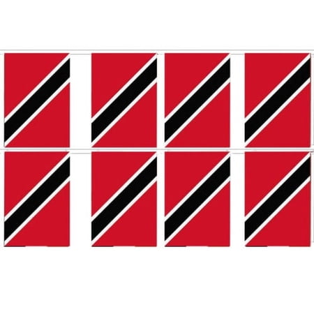 Trinidad & Tobago Country 12x18 Bunting String Flag Banner (8 Flags)