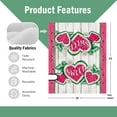 thumbnail image 2 of Sweet Summer Watermelon Mailbox Cover Magnetic Standard Size 21" x 19", Pink Love Heart Melon Decorative Post Letter Box Wrap Decor, Daisy Flower Farmhouse Rustic Garden Yard Outdoor Decoration, 2 of 6