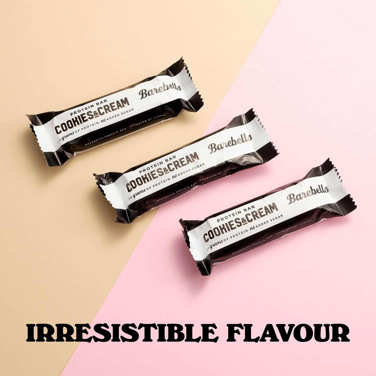 (Pack Of 6) Barebells Protein Bar Cookies & Cream 7.76 Oz