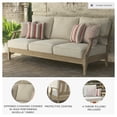 thumbnail image 3 of Signature Design by Ashley Clare View Patio Sofa in Beige, 3 of 6