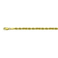 thumbnail image 1 of 10K Yellow Gold 3.8 Diamond Cut Rope Chain in 22 inch, 24 inch, & 30 inch, 1 of 1