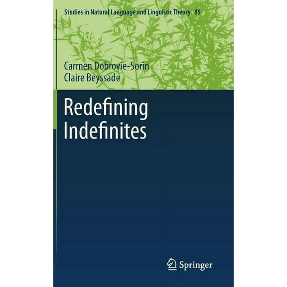 Studies in Natural Language and Linguist Redefining Indefinites, Book 85, (Hardcover)
