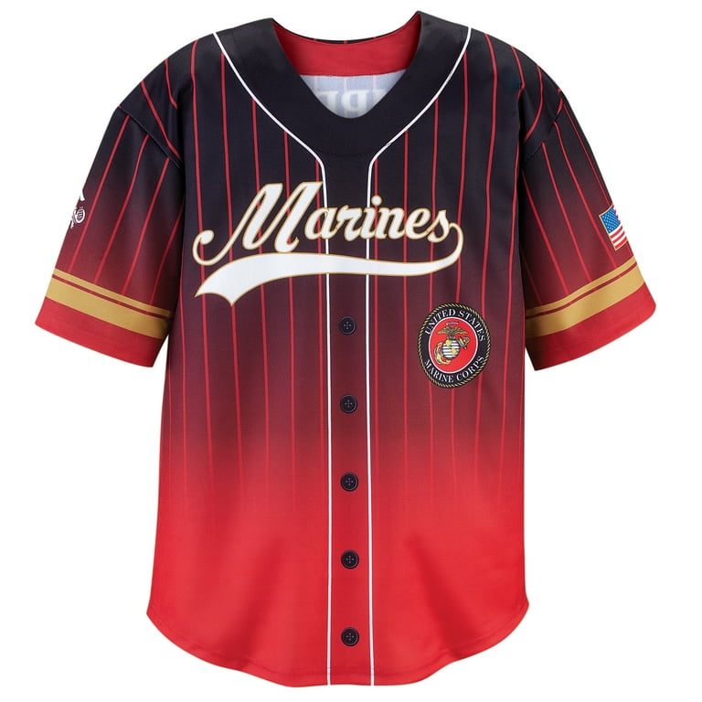 Red baseball hotsell pullover