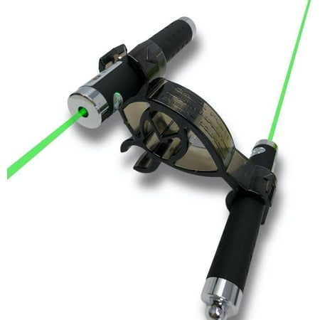 EyeLine Golf Check Point Swing Laser System - Fix Your Slice, Perfect Golf Swing Trainer with Dual Lasers for Any Club, Enhance Swing Path & Plane, Indoor/Outdoor Use