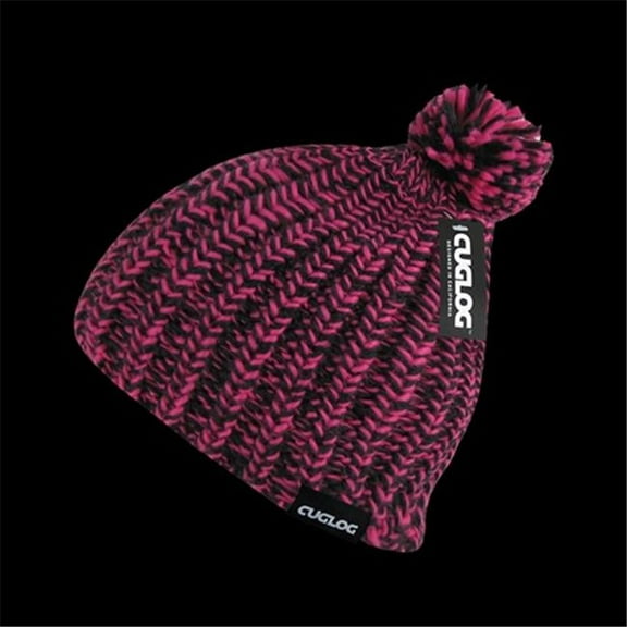 CUGLOG K021 Hewitts Beanie, Black/Hot Pink