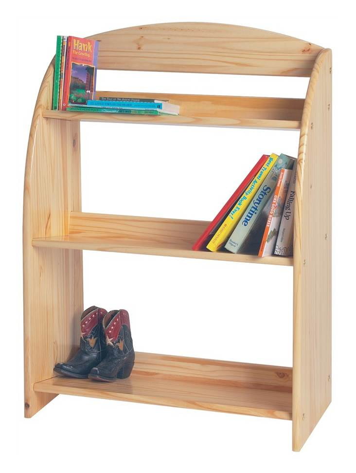 wooden kids bookcase