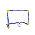 thumbnail image 2 of Eigraketly Mini portería de fútbol Red de poste de balón de fútbol con juego de bomba Juguete deportivo de jardín de infantes para interiores Deportes y aire libre Portería de fútbol autoestablecida, 2 of 6