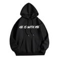 thumbnail image 6 of FASHOFT Christian Jesus Hoodie For Men Graphic Isaiah Hoodies Bible Verse God Sweatshirt Religious Faith Pullover Tops Black M, 6 of 6
