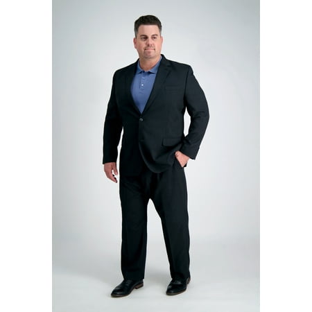 Big & Tall Travel Performance Heather Twill Suit Jacket Classic Fit HZ90294