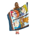 thumbnail image 5 of Rugrats, Winter Window Aggretsuko Comics Silk Touch Throw Blanket, 50" x 60", 5 of 6