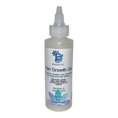 Hair Growth Gel, Cleanses, Stimulates, and Repairs Hair Follicles, by Diva Stuff