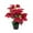 B, variant on Under $1 GFHFHITJ Artificial Christmas Flower Faux Poinsettia Fake Flowers for Christmas Tree 3 Head Red Poinsettia Flower for Holiday Wedding Home Decorations(Red)