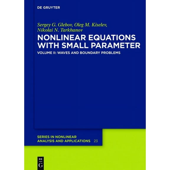 de Gruyter Nonlinear Analysis and Applic Waves and Boundary Problems, Book 23, (Hardcover)