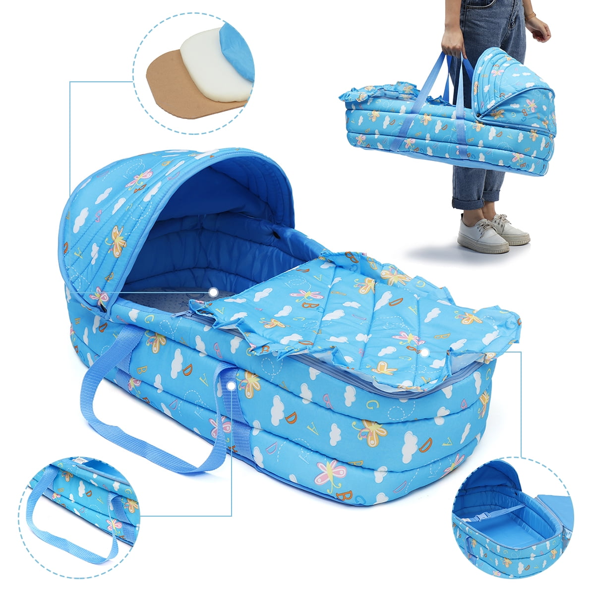 walmart baby bedside sleeper