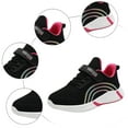thumbnail image 6 of MYShe Kids Fashion Sneaker Athletic Running Shoe with One Strap Boys Girls Little Boy Sneakers,Hot Pink,Size 13, 6 of 6