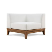 Meridian Furniture Rio Off White Water Resisting Corner Chair