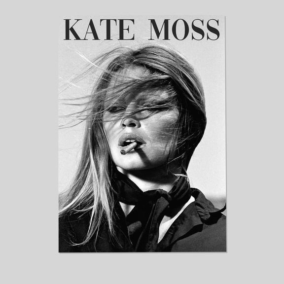 Vintage Poster - Kate Moss Poster - Retro Style - Size 24x36 - Postora