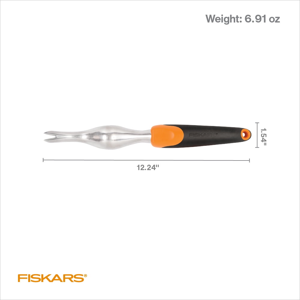 Fiskars Ergo Weeder Scratch Tool with Ergonomic Handle and Rust-Resistant Head