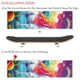 thumbnail image 2 of Unicorn Skateboard Stickers Pack of Two | Emery Surface PVC Back | 8.8x32.6in/22.4x83 cm | Skateboard Accessories, 2 of 5