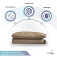 thumbnail image 3 of Funda Extra Sofá Cama Cozy Individual marron, 3 of 7