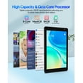 thumbnail image 4 of Android Tablet 7 inch Android 14 Tablets, 8GB RAM 64GB ROM 1TB Expand, Octa-Core Processor, 5G Wifi 6, 2MP+8MP Dual Camera, 3500mAh Battery, Bluetooth Computer Tablet PC, Black, 4 of 8