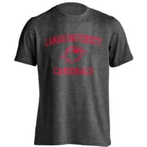 Lamar University Cardinals LU Distressed Retro Short Sleeve T-Shirt
