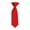 Red, variant on Solid Red Boy's 8" Clip On Tie Age 0 to 2 Years Old
