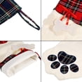 thumbnail image 5 of 2PCS Christmas Stockings Pet Paw Pattern Stockings Fireplace Hanging Stockings for Pet and Christmas Decoration, 5 of 7