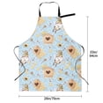thumbnail image 5 of Lsque Cute Gnome Bee Collects Honey Waterproof Apron Chef Aprons for Men Heavy Duty Chemical Work Apron Extra Long Grilling Aprons with Adjustable Bib Apron, 5 of 9