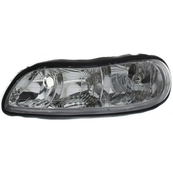 CarLights360: For Chevy Malibu Headlight Assembly 1997-2003 Driver Side w/ Bulbs DOT Certified GM2502154