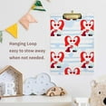 thumbnail image 5 of FMSHPON Christmas Xmas Gnome Couple Clipboard Hardboard Wood Nursing Clip Board and Pull for Standard A4 Letter 13x9 inches, 5 of 5