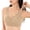 Beige, variant on Seamless Fixed Cup Bralette Wireless Support Comfort T Shirt Bra Full Coverage Sagging Prevention, M, Black
