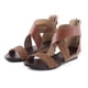 thumbnail image 1 of Zapatos de tacón de cuña tejido para mujer, sandalias con cremallera, sandalias de playa informales, zapatos romanos Wmkox8yii sa1278, 1 of 6