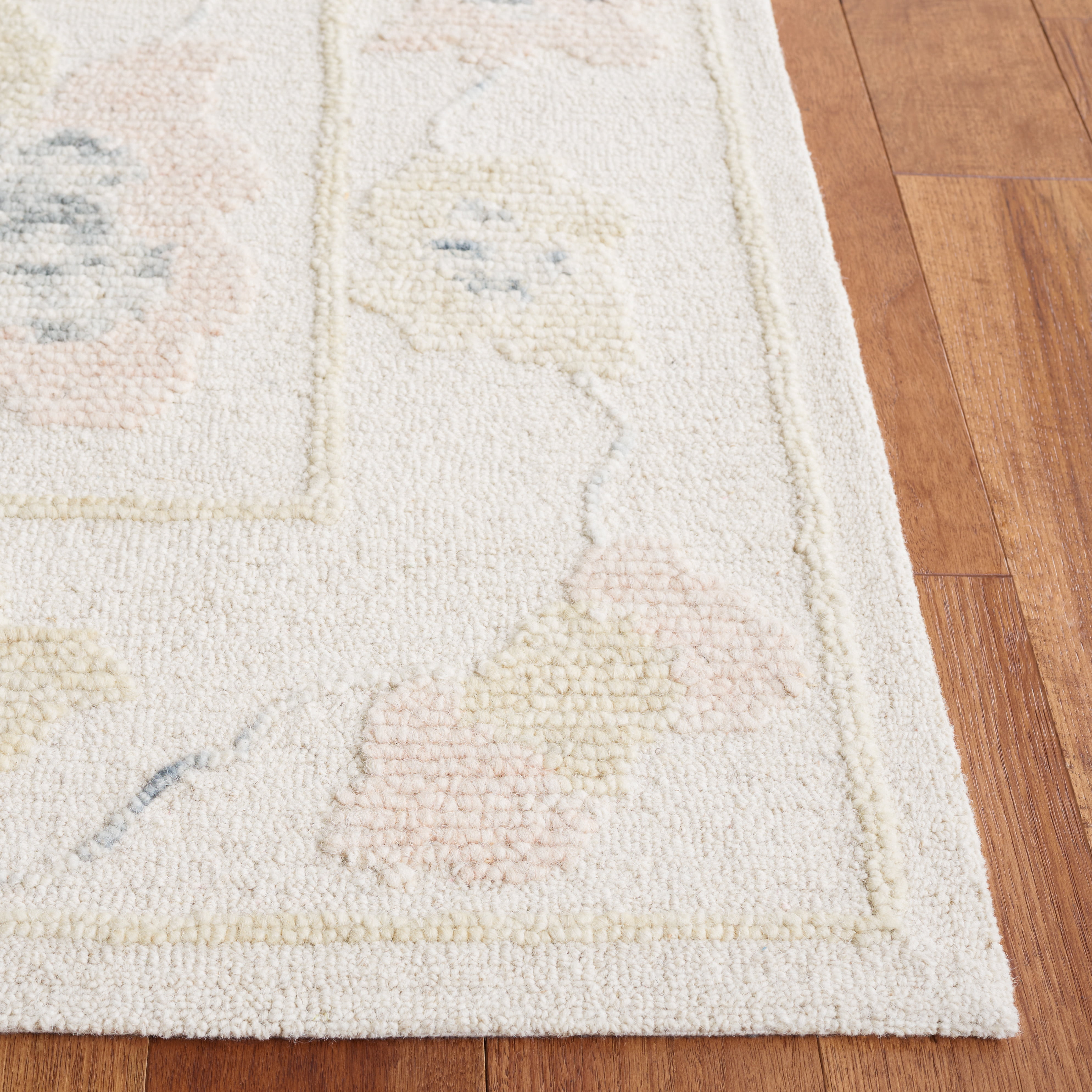 SAFAVIEH Abstract Lysette Floral Area Rug, Ivory/Beige, 3' x 5'