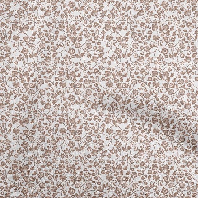 oneOone Polyester Spandex White Fabric Asian Block Sewing Craft Projects Fabric Prints By Yard 56 Inch Wide
