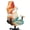 Marble Print Beige Blue, variant on SCRAWLGOD Cats Print Set of 4 Gaming Chair Covers Cat Scratch Proof Rotating Gaming Chair Protector with Armrest Slipcovers Office Desk Chair Cover