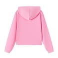 thumbnail image 5 of LIJCC Boys Girls Kids Hoodie Solid Color Sweatshirt Long Sleeve Soft Hooded Sweatshirts Baggy Preppy Pullover Top(Pink,13-14 Years), 5 of 9