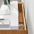 thumbnail image 4 of Modway Kinetic 38" Wall-Mount Office Desk in White Natural, 4 of 8