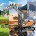 thumbnail image 3 of Excavadora RC de juguete Dogern de 14 canales con balde/garra/taladro 3 en 1, 3 of 7