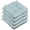 Dusty Blue, variant on Shinnwa Memory Foam Kitchen Chair Cushions 3.5" Thick Textured Bouclé Fabric Non-slip Seat Cushions Set of 4 for Indoor Dining Chairs, Brown
