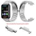 thumbnail image 1 of 2 piezas de conector de metal de 24 mm sin adaptador de correa de barras de resorte para Huawei Watch Fit 2, 1 of 7