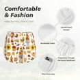 thumbnail image 6 of Lsque Gnomes Autumn Harvest Printed Women's Running Shorts with Liner Pockets,Elastic Quick Dry Workout Athletic Gym Yoga Shorts,Womens High Waist Shorts-X-Large, 6 of 9