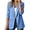 Blue, variant on Shrysg Women's Linen Blazer Jacket Lightweight Loose Fit Open Front Long Sleeve Collared Dressy Coat Work Office Suit with Pockets White