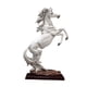 thumbnail image 2 of Estatua de caballo de pie, artesanía, caballo rugiente, estatua de caballo, grande, decorativa Blanco, 2 of 9
