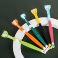 thumbnail image 5 of HISTOTREE Pet Dog Cat 3-Head Toothbrush Plastic+Nylon Oral Care Teeth Cleaning Tool, 5 of 5