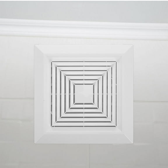 NICEXMAS White Plastic Bathroom Vent Cover Replacement with Spring Panel for Easy Installation and Maintenance